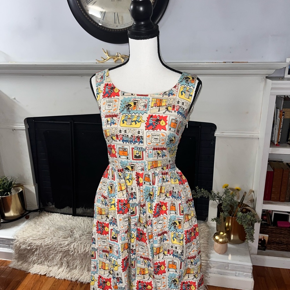 Cath Kidston Colorful Print Mini Dress